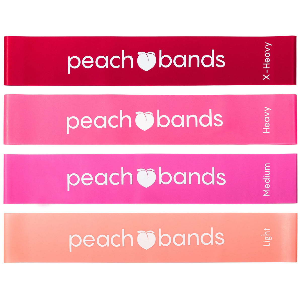 Build Your Best Booty with Peach Bands Pink Resistance Bands