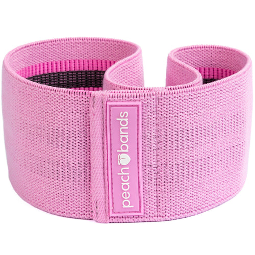 Hip Band-Peach Bands Fitness Fabric Resistance Band Glutes Booty Band Pink