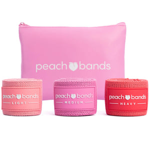 Hip Band Set Peach Bands Fitness Fabric Resistance Bands Booty Bands Pink